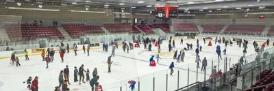 view of don lough arena public skating