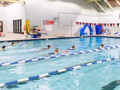 view of indoor swimming pool